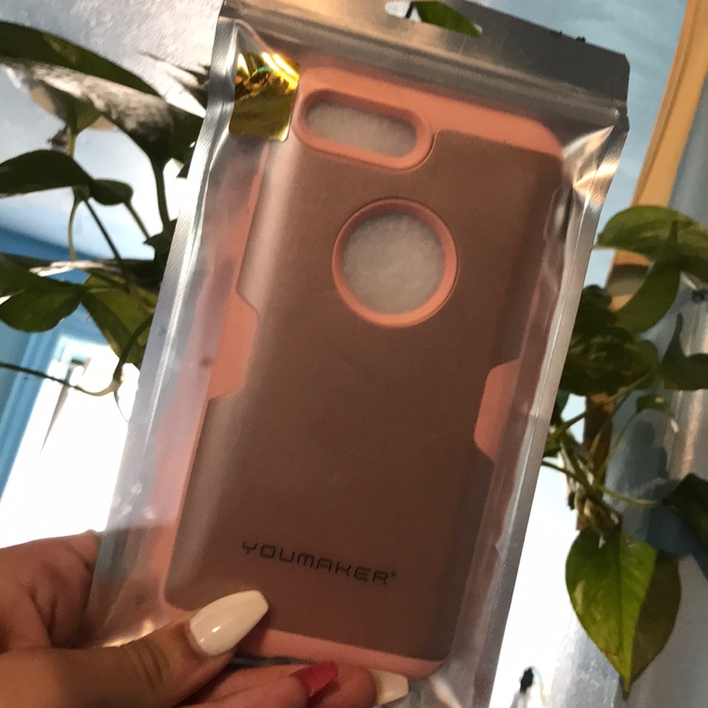 Rose pink iPhone case for 7/8 plus